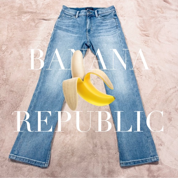Banana Republic Denim - Banana Republic High-Rise Slim Light Blue Jeans Size 26